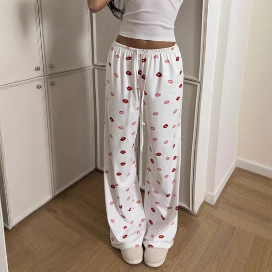 Girl's Bottom Waist Drooping Slimming Loose Hip-hugger