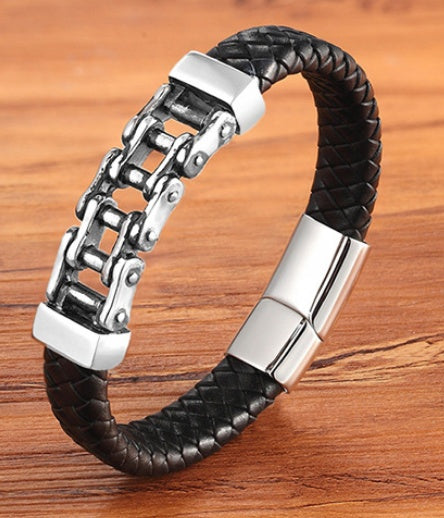 Leather Braided Bracelet