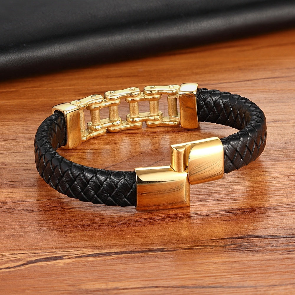 Leather Braided Bracelet