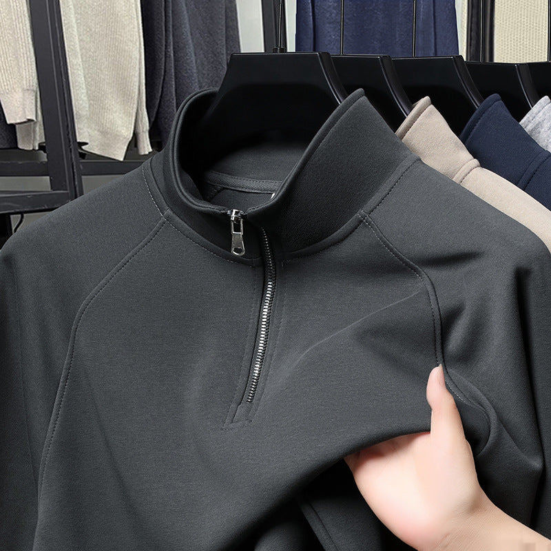 Fashion Stand Collar Cotton Men's Sweater