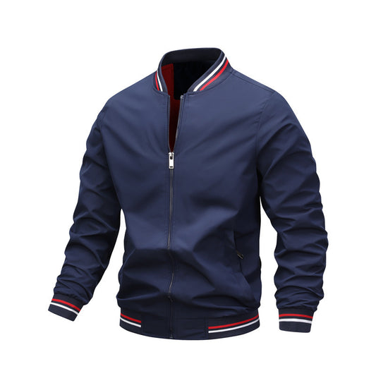 Trendy Coat Men's Upperwear Thin Jacket