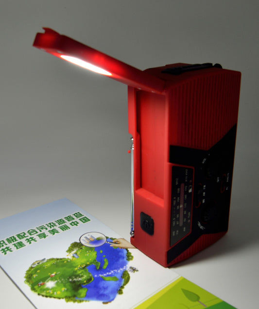 5 in 1 Outdoor Portable Solar Crank AM FM Radio