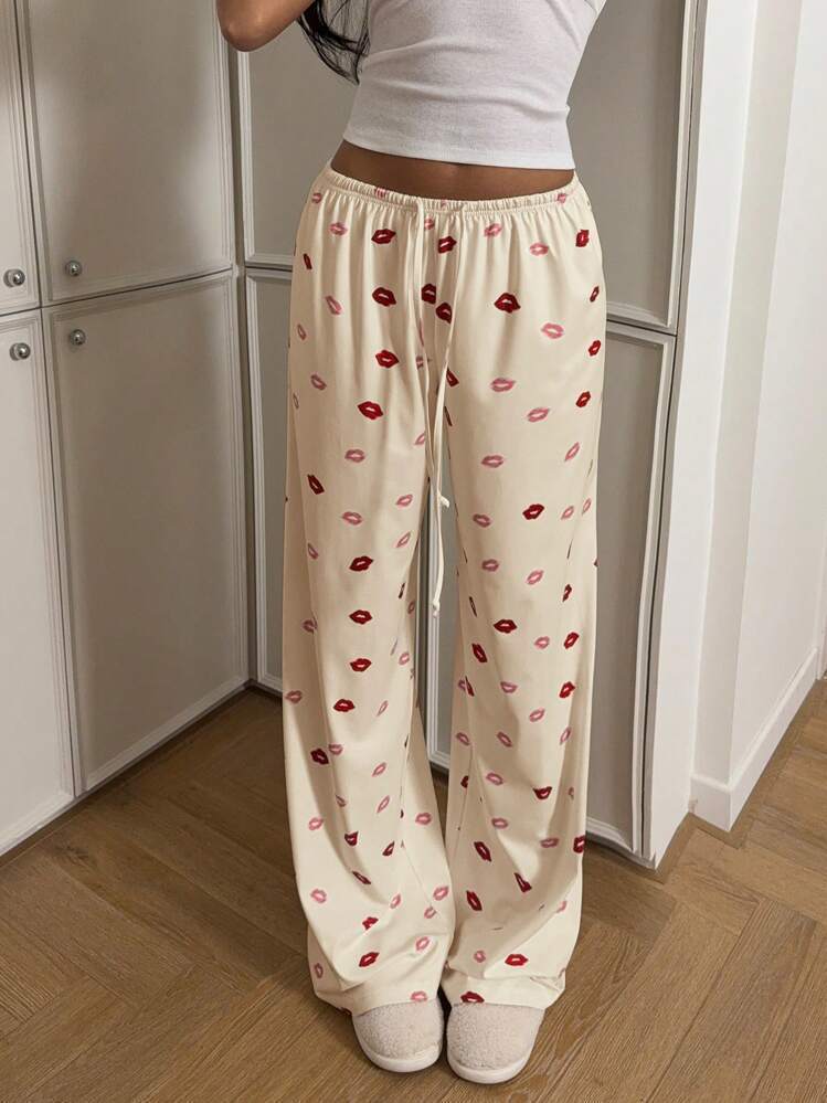 Girl's Bottom Waist Drooping Slimming Loose Hip-hugger