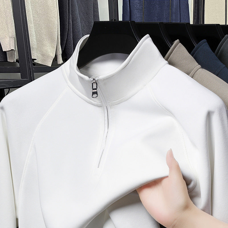 Fashion Stand Collar Cotton Men's Sweater