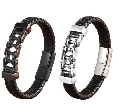 Leather Braided Bracelet