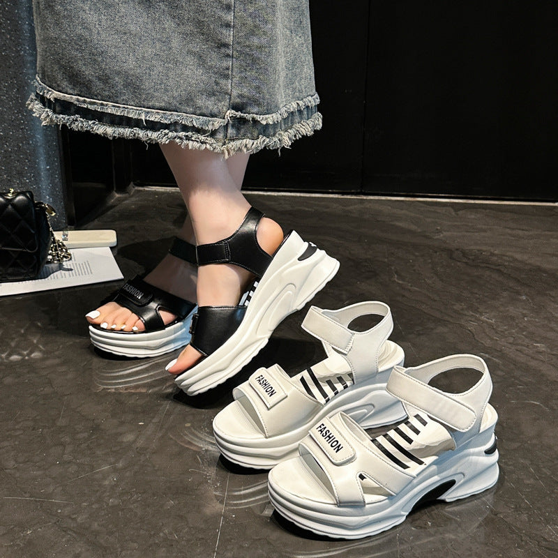 Small Muffin Platform Sports Beach Shoes