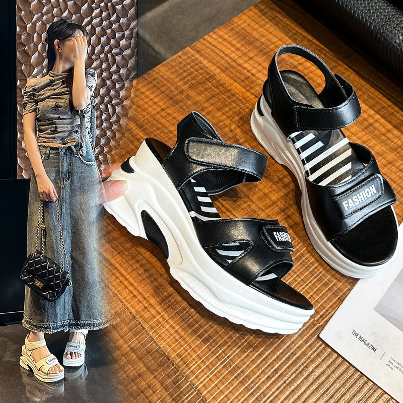 Small Muffin Platform Sports Beach Shoes
