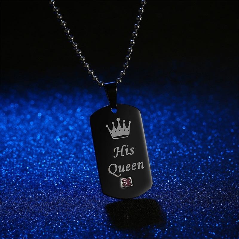 Her King & His Queen Couple Necklaces