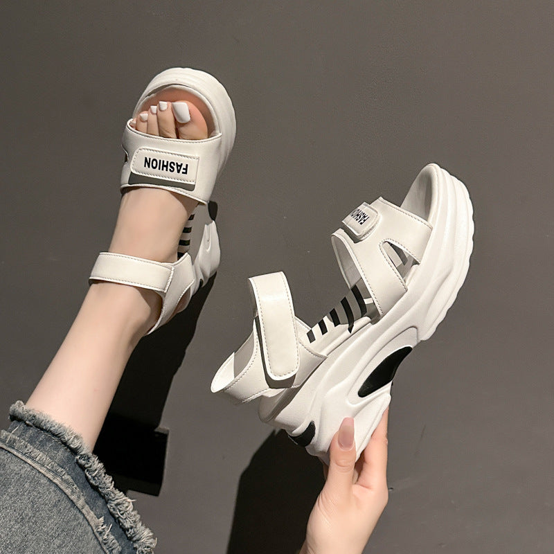 Small Muffin Platform Sports Beach Shoes