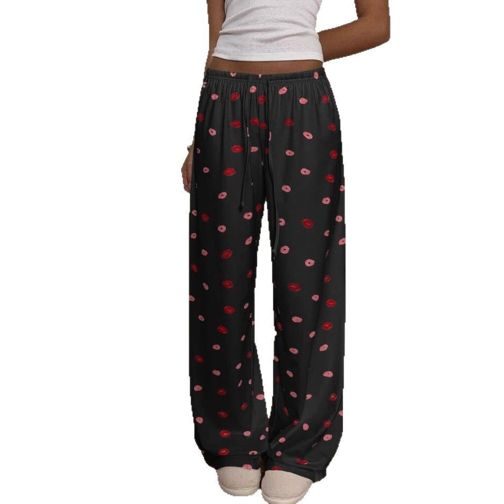 Girl's Bottom Waist Drooping Slimming Loose Hip-hugger